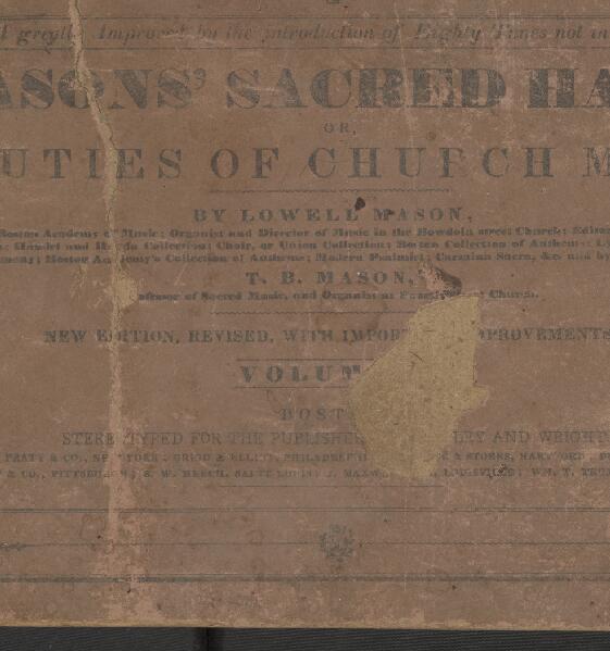 First page of The Sacred Harp