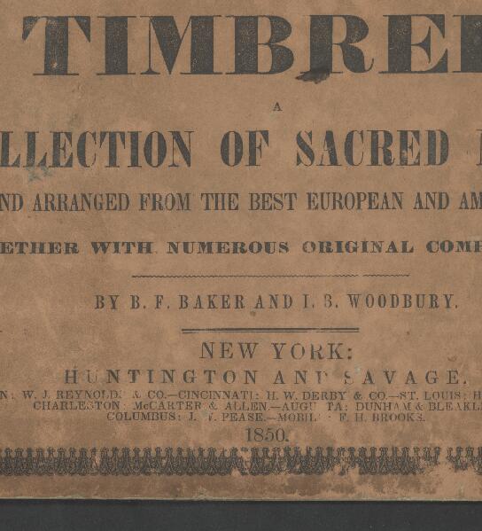 First page of The Timbrel