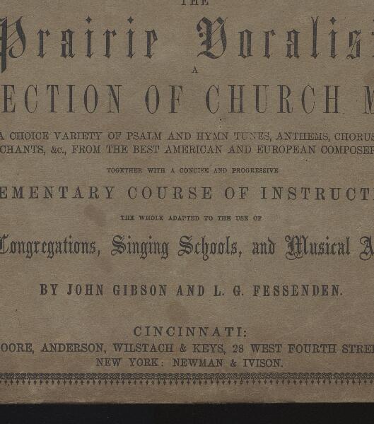 The Prairie Vocalist