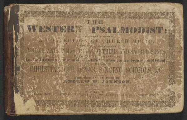 First page of The Western Psalmodist