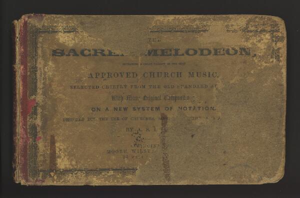 First page of The Sacred Melodeon