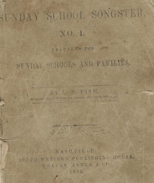 First page of The Sunday School Songster