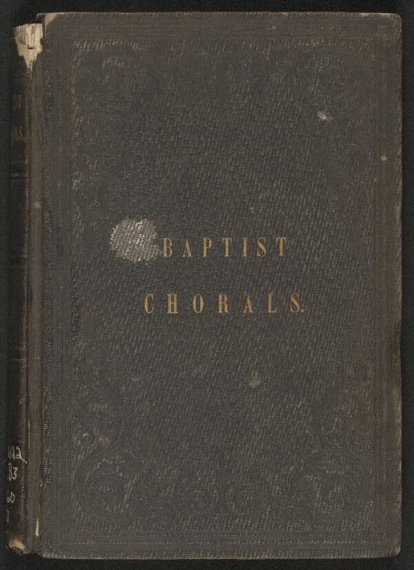 First page of Baptist Chorals