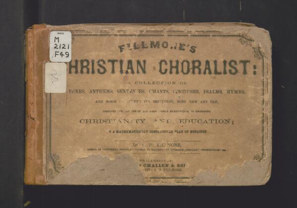 First page of Fillmore's Christian Choralist