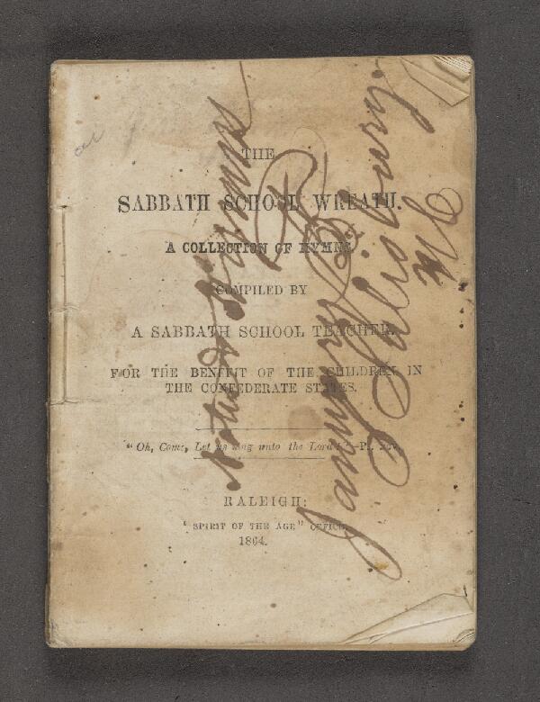 First page of The Sabbath School Wreath