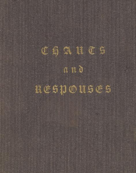 First page of Chants and Responses