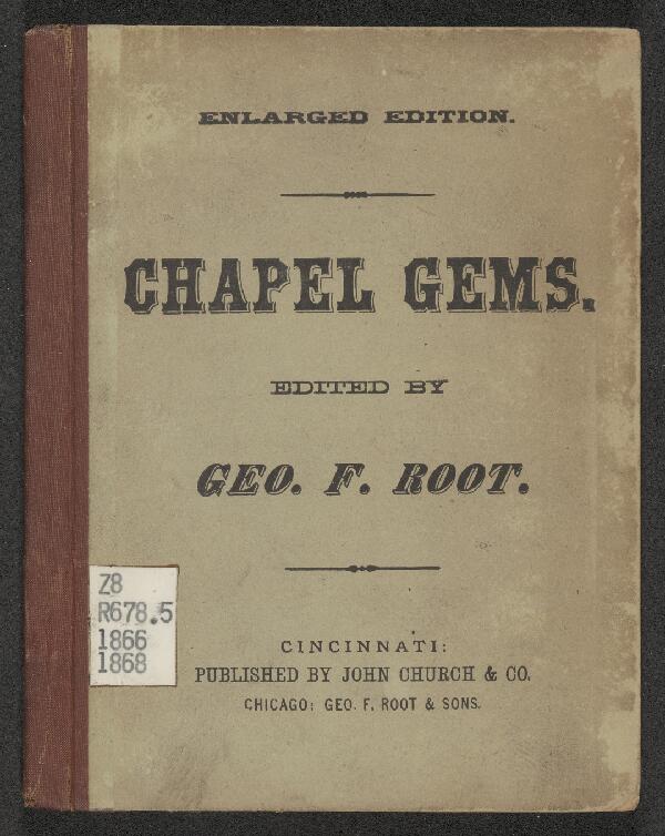 First page of Chapel Gems for Sunday Schools