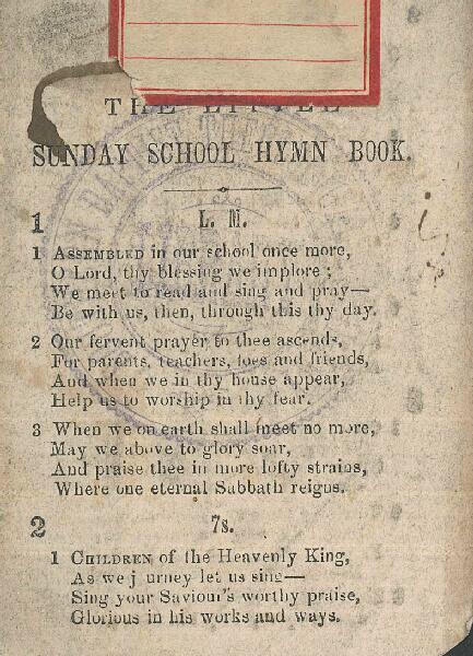 The Little Sunday School Hymn Book