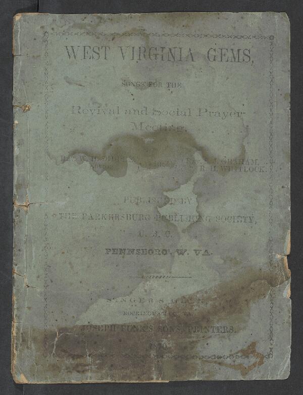 First page of West Virginia Gems