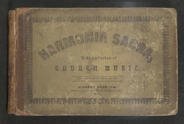 First page of The Harmonia Sacra