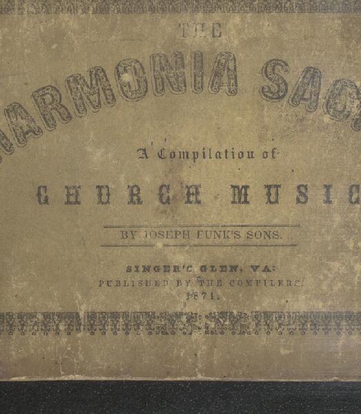 First page of The Harmonia Sacra