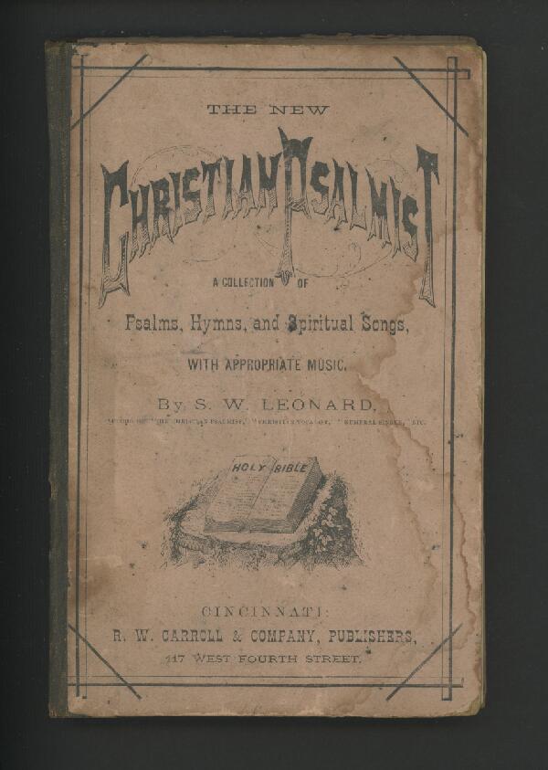 First page of New Christian Psalmist