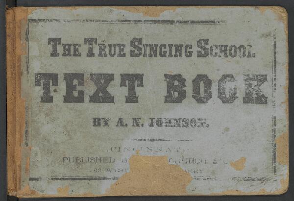 First page of The True Singing School Text Book