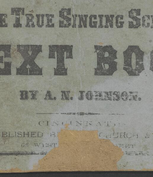 First page of The True Singing School Text Book