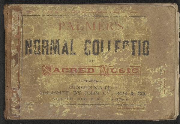 First page of Palmer's Normal Collection of Sacred Music