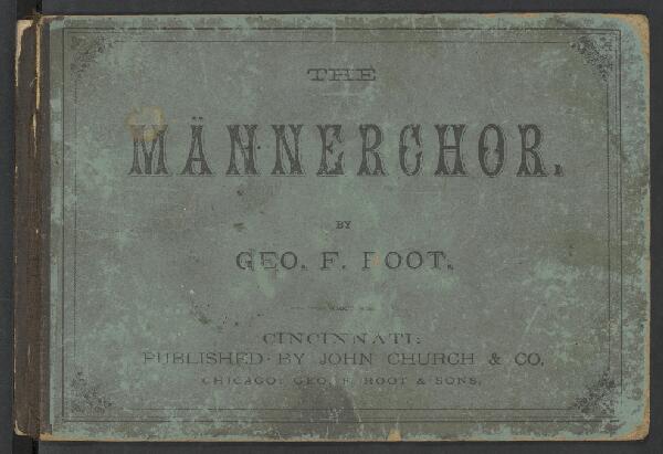 First page of The Männerchor