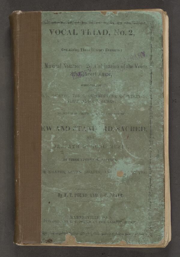 First page of Vocal Triad No. 2