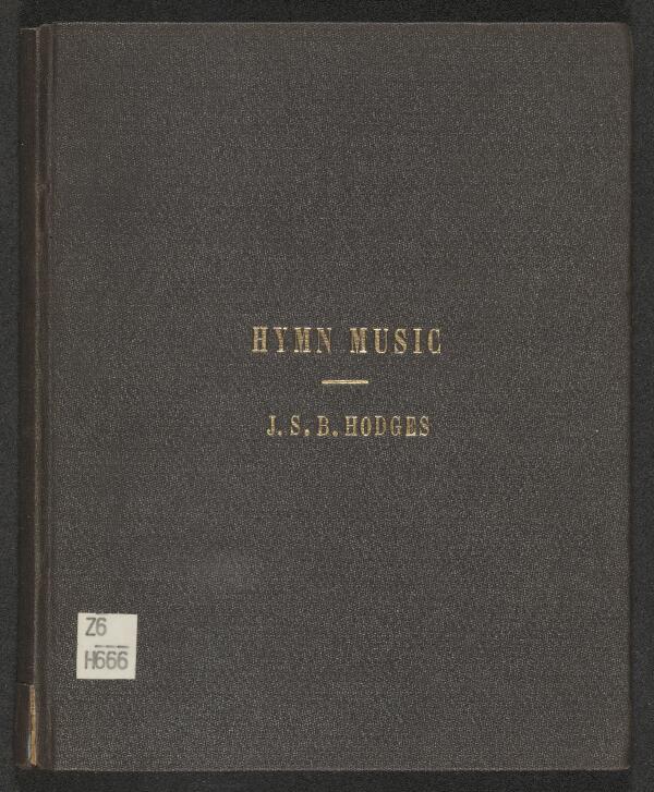 First page of Contributions to the Hymnody of the Church