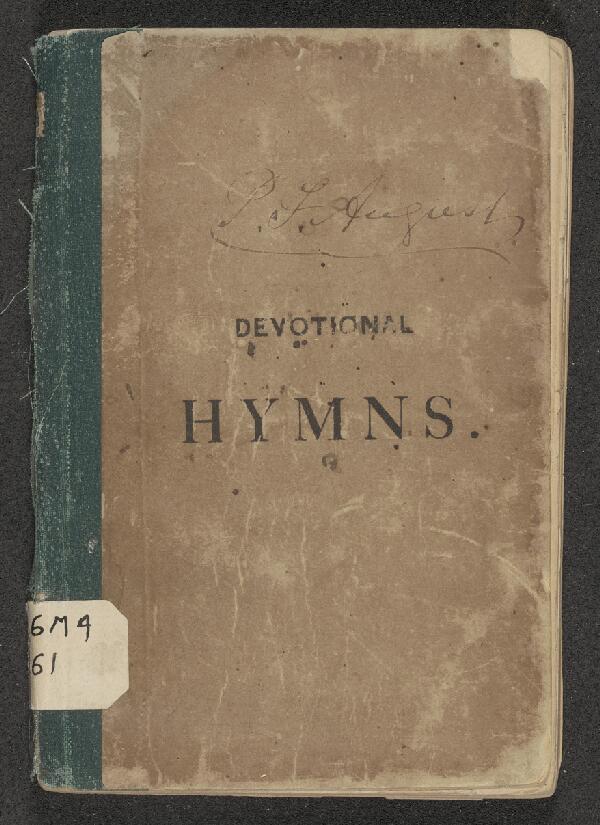 First page of Devotional Hymns
