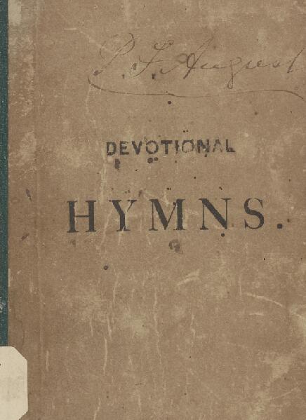 First page of Devotional Hymns
