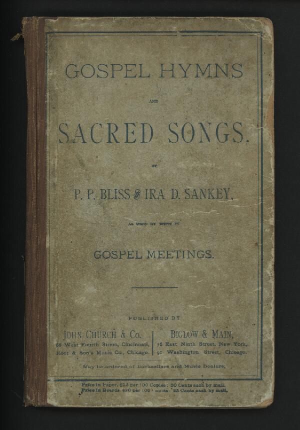 First page of Gospel Hymns
