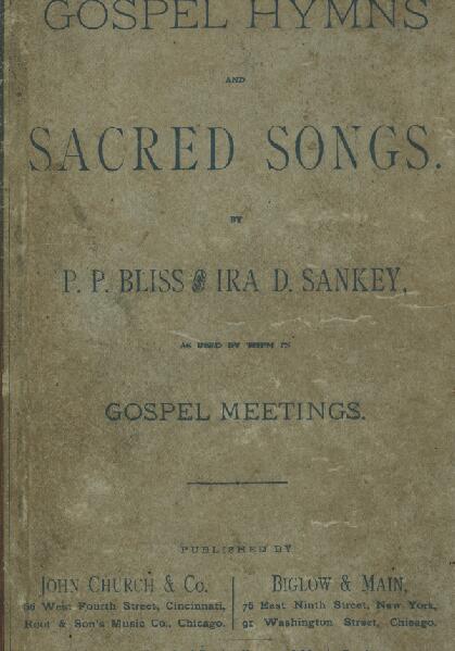 First page of Gospel Hymns