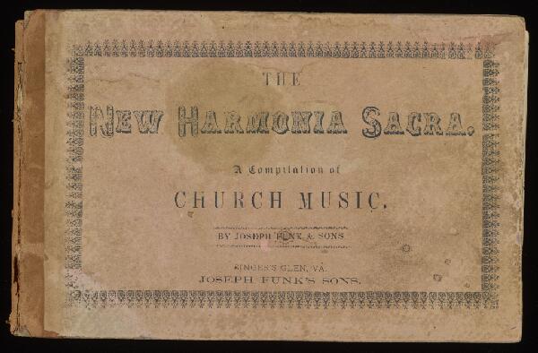 First page of The New Harmonia Sacra