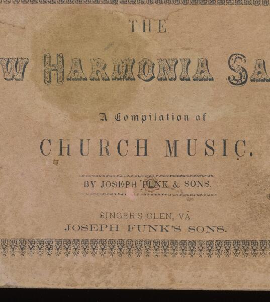 First page of The New Harmonia Sacra