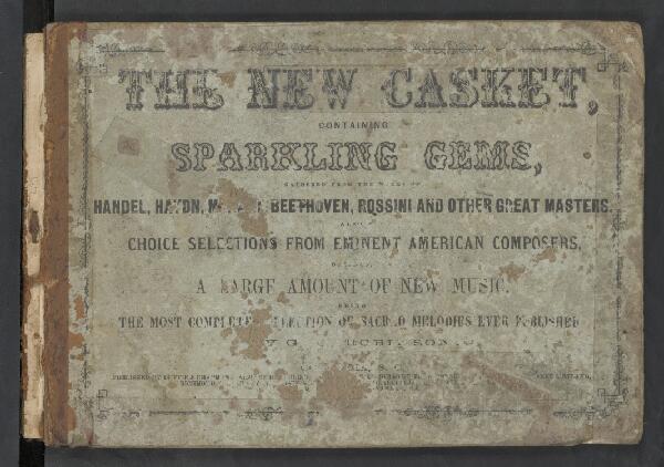 First page of The New Casket