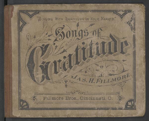First page of Songs of Gratitude