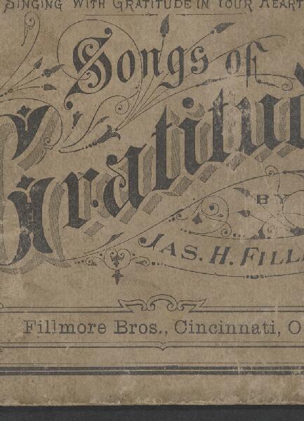 First page of Songs of Gratitude