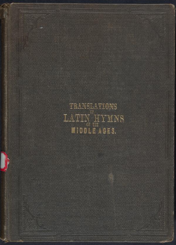 First page of Translations of Latin Hymns of the Middle Ages