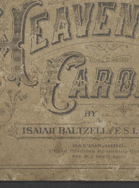 First page of Heavenly Carols