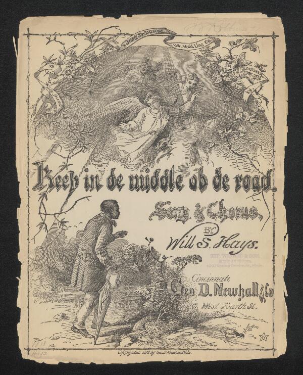 First page of Keep in de Middle ob de Road