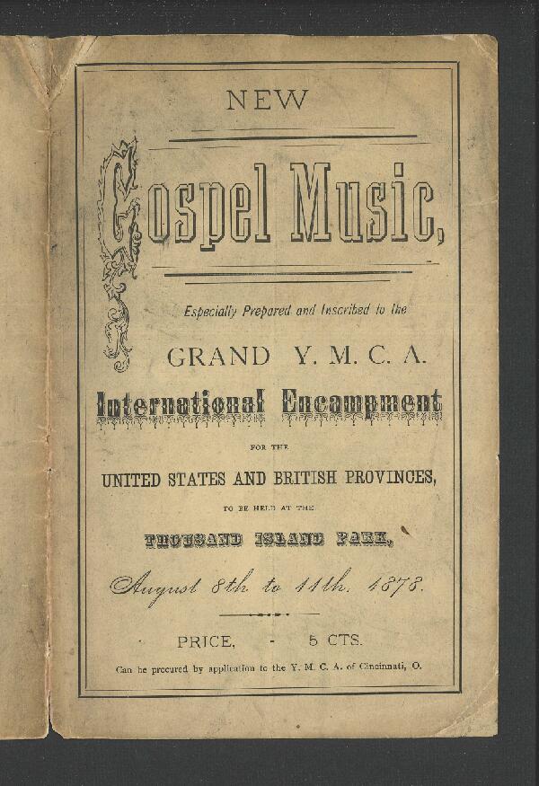 First page of New Gospel Music