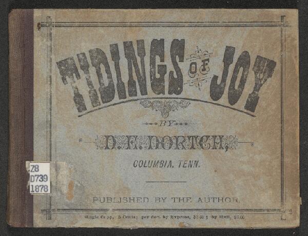 First page of Tidings of Joy