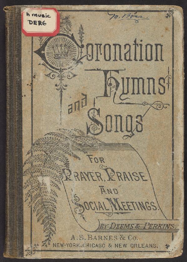First page of Coronation Hymns and Songs
