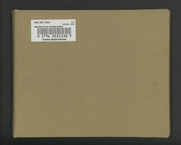 First page of New Life for Our Sunday School