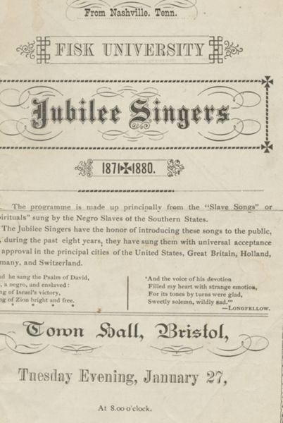 Original Company Fisk  University Jubilee Singers