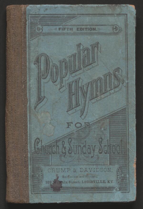 First page of Popular Hymns for Church and Sunday-School