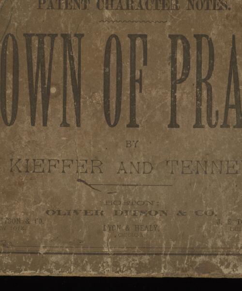 First page of The Crown of Praise