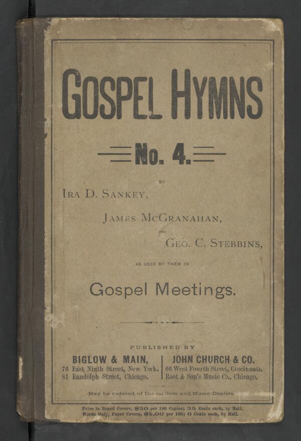 First page of Gospel Hymns No. 4