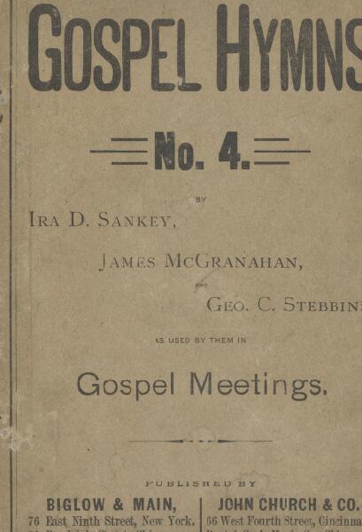 First page of Gospel Hymns No. 4