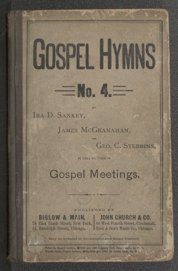 First page of Gospel Hymns No. 4