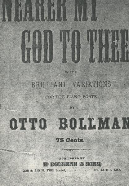 First page of Nearer my God to thee!