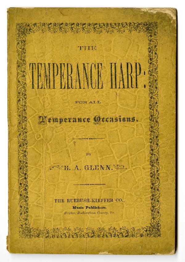 First page of The Temperance Harp