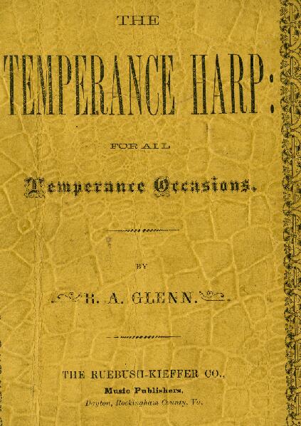First page of The Temperance Harp
