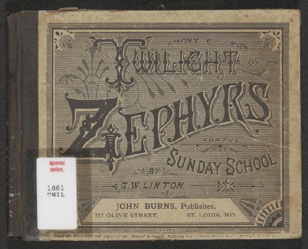 First page of Twilight Zephyrs