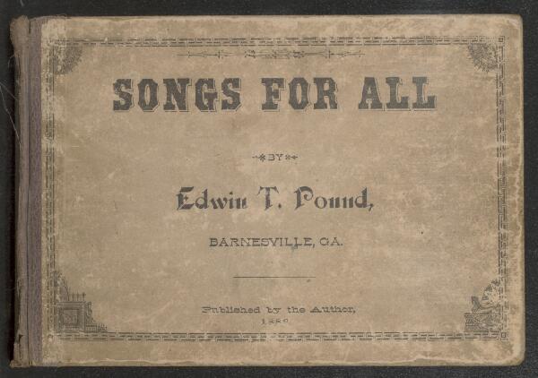 First page of Songs for All