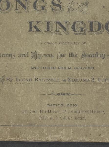 First page of Songs of the Kingdom